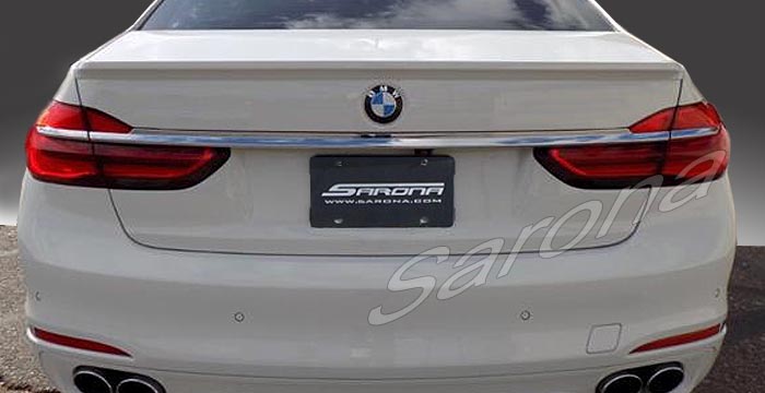 Custom BMW 7 Series  Sedan Trunk Wing (2016 - 2019) - $490.00 (Part #BM-135-TW)